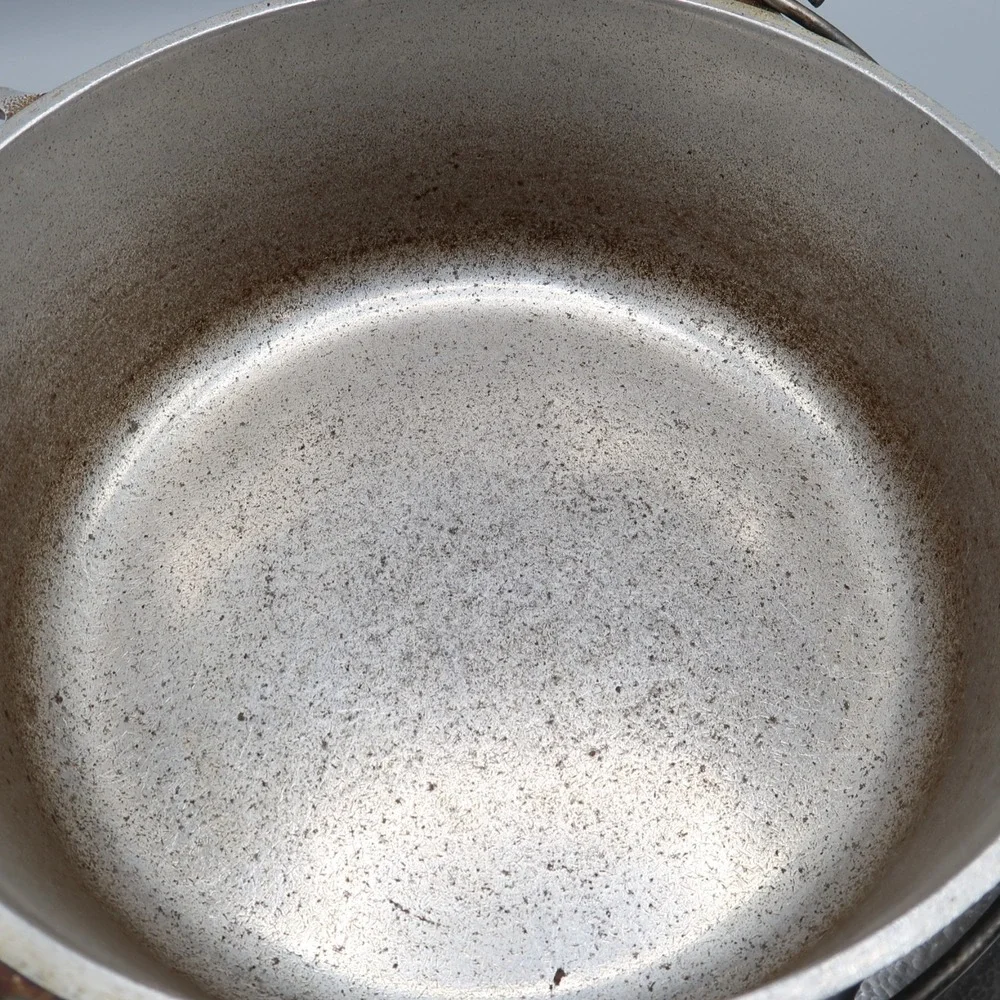 Vintage CLUB Hammered Aluminum Round 4.5 QT Dutch Oven Pot w/ Lid Handle